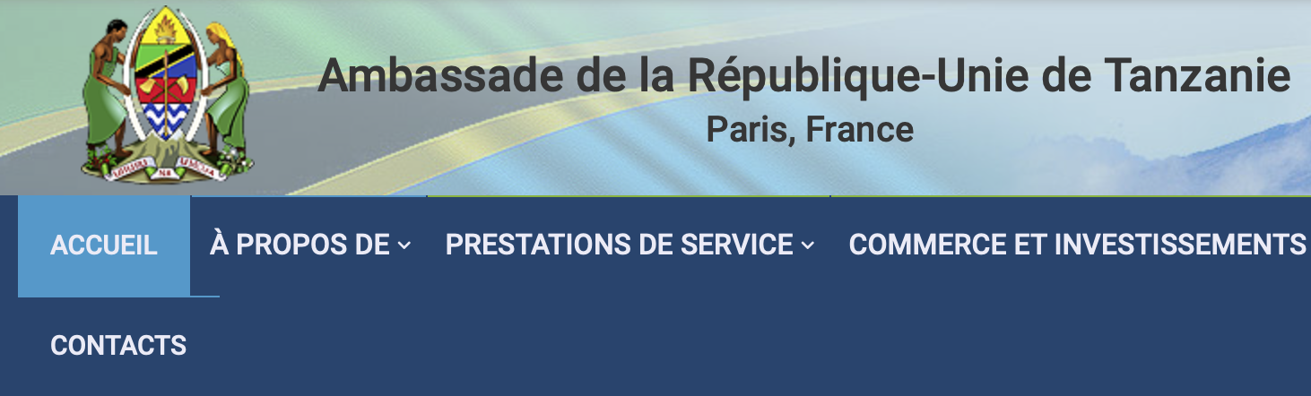 Ambassade de Tanzanie en France